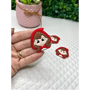 Aplique Emborrachado Chapeuzinho Vermelho - Unidade