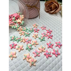 Aplique de Resina Estrela do Mar - 5 Unidades Sortidas