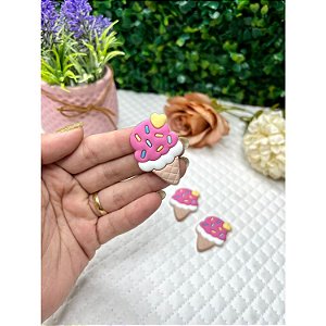 Aplique Emborrachado Sorvete - Unidade