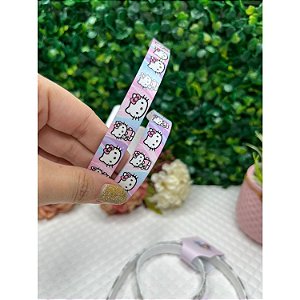 Kit de Tiara + Pulseira Hello Kitty - 1 unidade cada