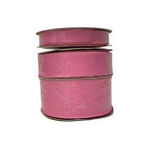 Fita Sinimbu Jeans Liso Sem Pesponto Rosa Chiclete - Metro 38mm-N9