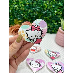 Aplique de Acrílico Curvado para Tiara Hello Kitty Candy - Unidade