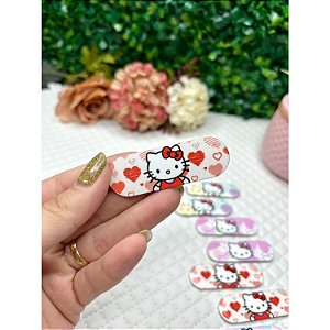 Placa de Acrílico Hello Kitty Vermelha - Unidade