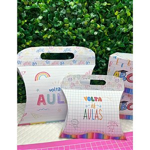 KIT: Caixa Almofada Escolar Tamanho M e P - 1 Unidade cada