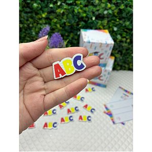 Aplique de Acrílico Escolar ABC - Unidade