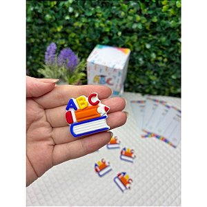 Aplique Emborrachado Escolar Livros - Unidade