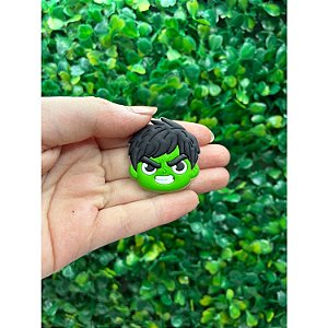 Aplique Emborrachado Hulk Rostinho - Unidade