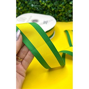 Fita Sanding Verde e Amarelo 38mm - Vai Brasil - Metro