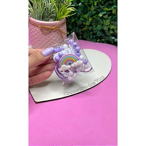 Kit Medida Certa de Prendedor de Chupeta - Arco-Íris