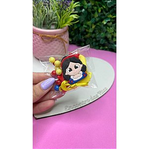 Kit Medida Certa de Prendedor de Chupeta - Branca de Neve