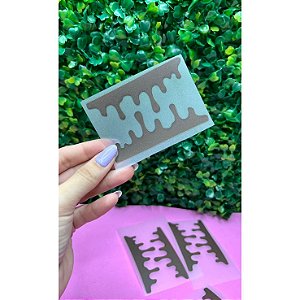 Termocolante Páscoa Calda de Chocolate Marrom - Cartela