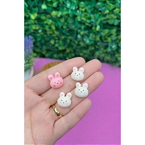 Aplique de Resina Mini Coelho - Unidade