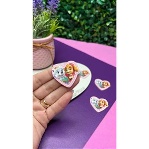 Aplique de Acrílico Escudo Skye e Everest - Unidade