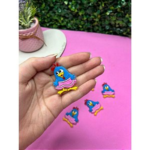 Aplique Emborrachado Galinha Pintadinha Corpinho - Unidade