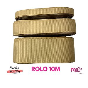 Fita de Gorgurão Mili Nude Latte 837 - 10m 38mm-N9