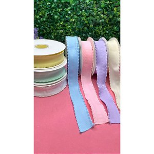 Fita Mili de 38mm com Borda de Pompom - Metro