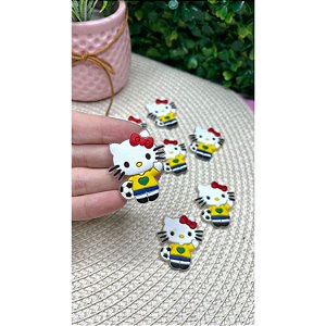 Aplique Emborrachado Hello Kitty Brasil - Unidade