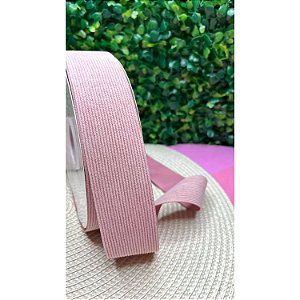 Fita de Veludo Cotelê 38mm Rosa Antigo - Metro