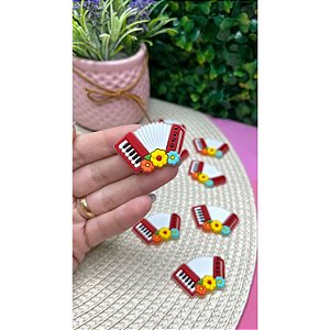 Aplique Emborrachado Festa Junina Gaita Vermelha - Unidade