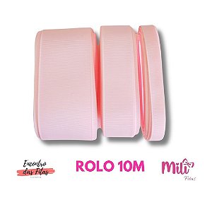 Fita de Gorgorão Mili Rosa Bebê 115 - 10 Metros