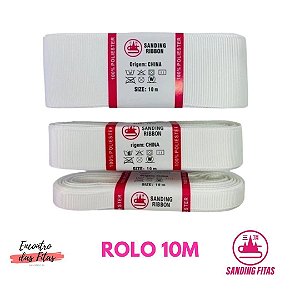 Fita Gorgorão Sanding Branco 05 - 10 Metros