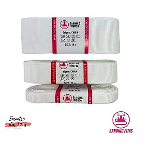 Fita Gorgorão Sanding Branco 05 - Metro