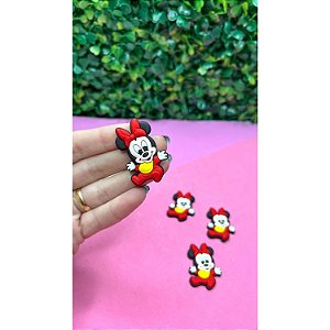 Aplique Emborrachado Minnie Baby Vermelha - Unidade