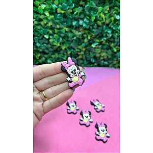 Aplique Emborrachado Minnie Baby Rosa - Unidade