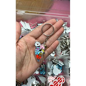 Chaveiro de Acrílico BTS - BT21 - Unidade