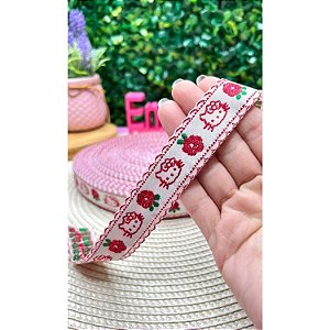 Fita Passamanaria Hello Kitty 20mm - Metro