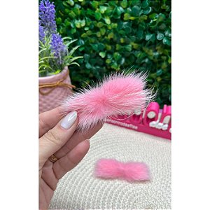 Pompom Bigode Baixo 4,5cm Rosa - Unidade