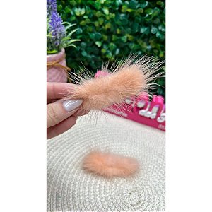 Pompom Bigode Baixo 4,5cm Salmão - Unidade