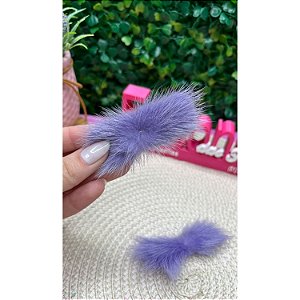Pompom Bigode Baixo 4,5cm Roxo - Unidade