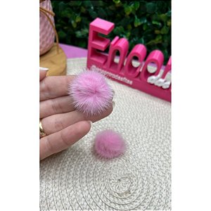 Pompom Baixo P 2,5cm Lilás - Unidade