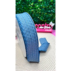 Fita Tweed Jeans Claro 38mm - Metro