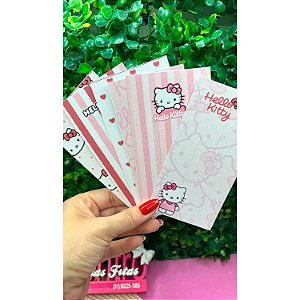 Tag Retangular Temática Hello Kitty - 6 unidades