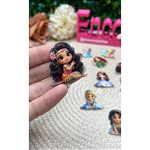 Aplique de Acrílico Sublimado Princesa Moana - Unidade