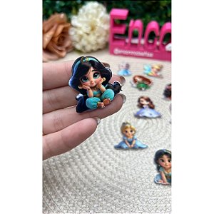 Aplique de Acrílico Sublimado Princesa Jasmine - Unidade