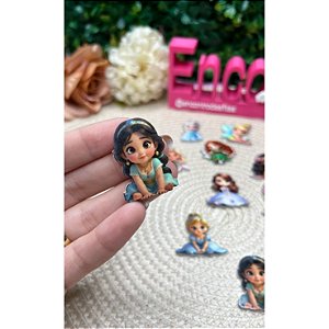 Aplique de Acrílico Sublimado Jasmine Sentada - Unidade