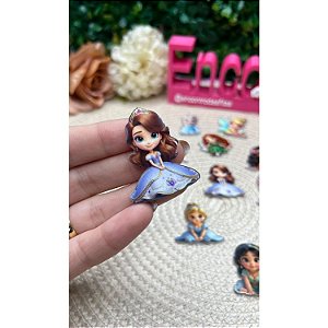 Aplique de Acrílico Sublimado Princesa Sofia - Unidade