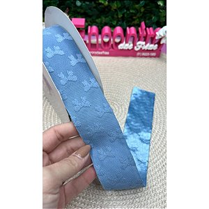 Fita Mili 3D Lacinho 38mm Azul - Metro