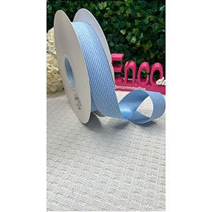 Fita de Veludo Cotelê 22mm Azul Bebê - Metro