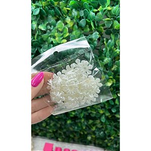 Entremeio Flor Passante para Bordados Off White  10g