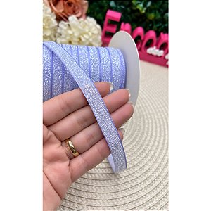 Fita de Lurex Esponjado 10mm Lilás - Metro