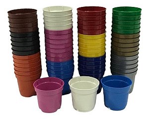 Mini Vasinhos Coloridos - Pacote com 10 unidades