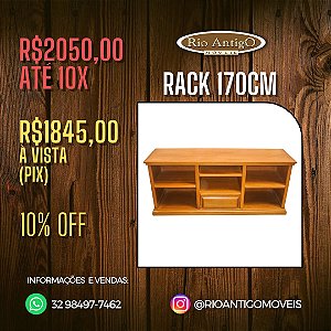 Rack Monte Sinais 170cm com Gaveta