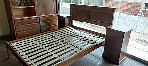 Cama Casal Porteira Dupla Barra 140cm x 190cm
