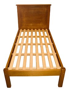Cama Solteiro Lisa Frisada Barra 90cm x 190cm