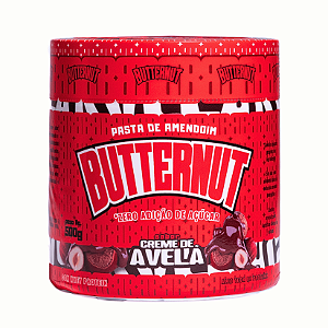 PASTA DE AMENDOIM BUTTERNUT SABOR CREME DE AVELÃ 500g