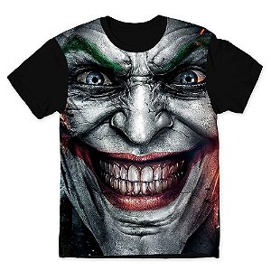 Camiseta T-shirt As Braba Coringa Full Print Preta